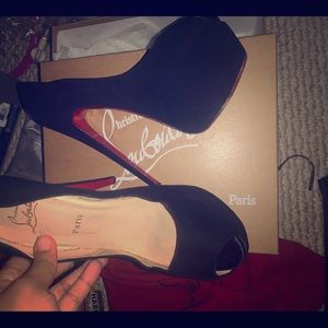 Christian Louboutin highness 160 calf suede